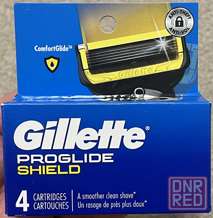 Оригинал США Gillette Proglide Shield POWER Chill 8шт лезвия, Лосьон Запорожье - изображение 8