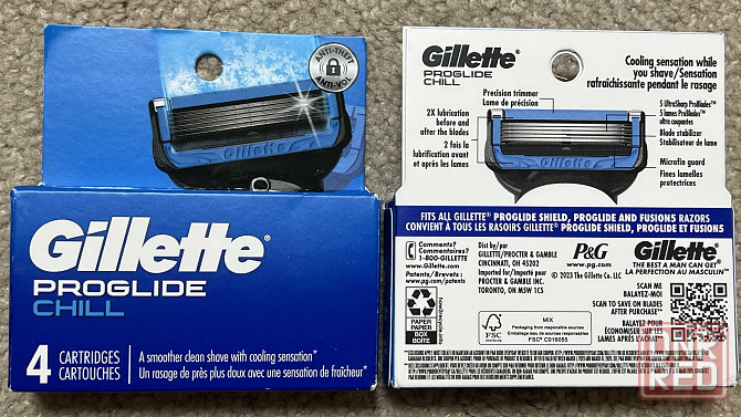 Оригинал США Gillette Proglide Shield POWER Chill 8шт лезвия, Лосьон Запорожье - изображение 6