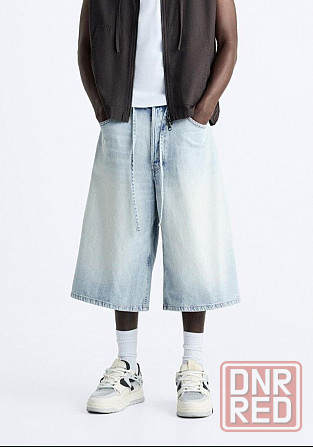 Baggy rap shorts широкие шорты штаны джинсы skate sk8 ecko Запорожье - изображение 1