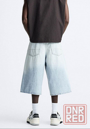 Baggy rap shorts широкие шорты штаны джинсы skate sk8 ecko Запорожье - изображение 5