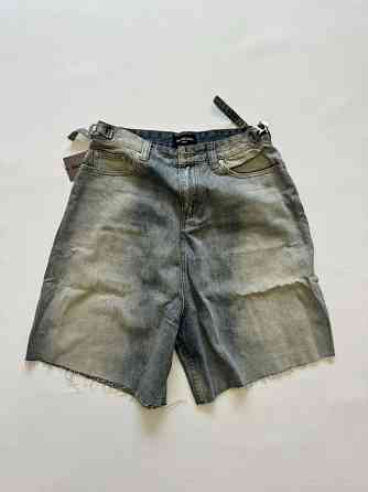 шорты Balenciaga washed blue destress shorts M L Запорожье