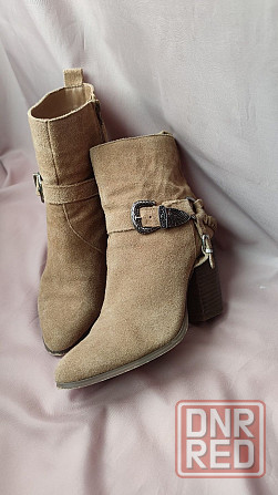 Казаки из натуральной замши 39,5 River Island Запорожье - изображение 1