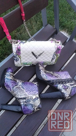 Срочно ! JUST CAVALLI  Стильные Ботильоны  из натуральной кожи Запорожье - изображение 5