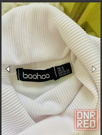 Водолазка гольф женский белый Boohoo Запорожье - изображение 2