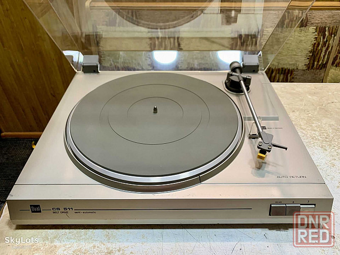 Проигрыватель пластинок DUAL CS 511 Германия BELT DRIVE серый и чёрный Запорожье - изображение 1