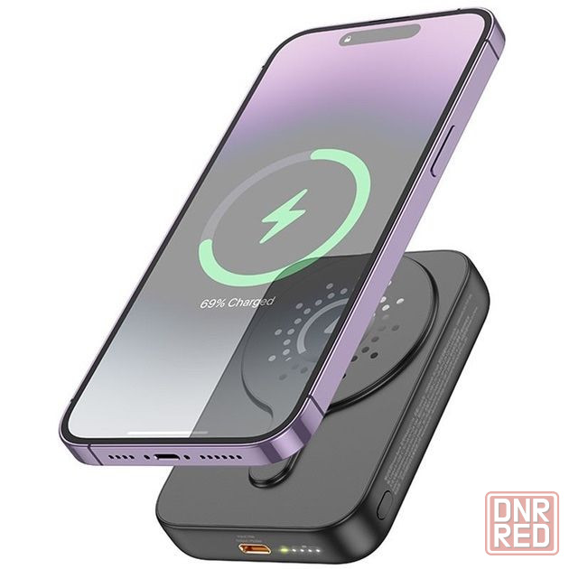 MagSafe Power bank Hoco j117 5000mah  PD 20w магнитный Запорожье - изображение 2