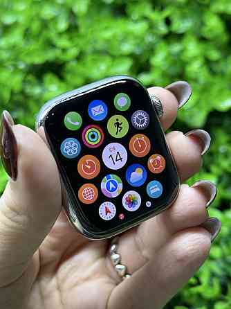 Apple Watch 7, 45mm, Stainless Steel (LTE) Наручные часы Эпл Воч Запорожье