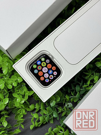 Apple Watch S5, 44mm, Silver  Наручные часы Эпл Воч 5 44мм белые Запорожье - изображение 1