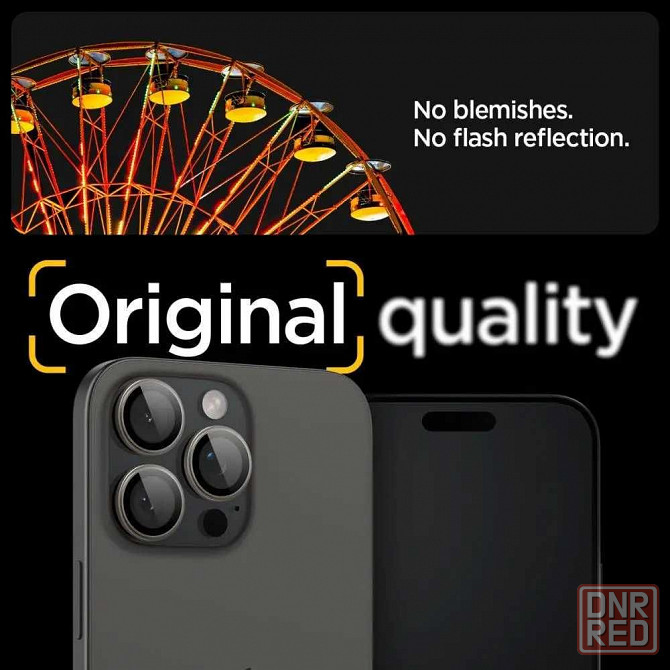 Защитное стекло на камеру Spigen для iPhone 16 Pro/16 Pro Max Titanium Запорожье - изображение 7