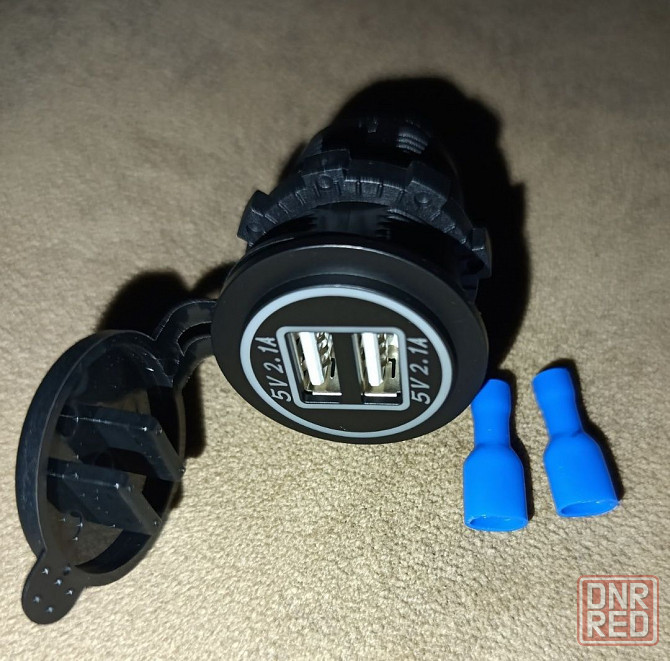 Зарядное устройство врезное на 2 USB порта. USB розетка в авто,. Запорожье - изображение 1