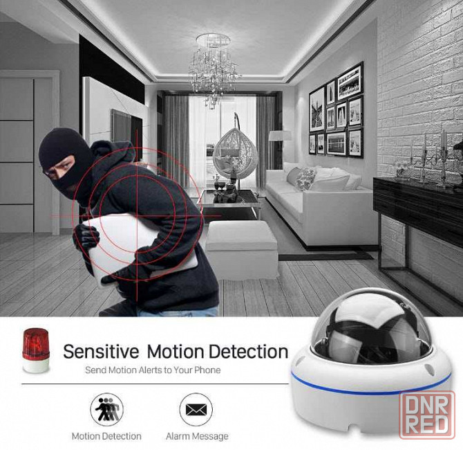 Беспроводная купольная IP камера 2MP WiFi ONVIF SmartHD IR iCSee/XMEye Запорожье - изображение 3