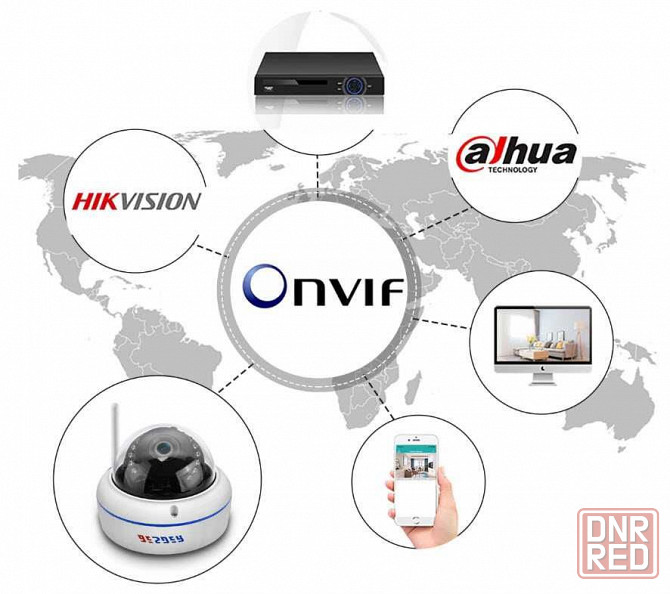 Беспроводная купольная IP камера 2MP WiFi ONVIF SmartHD IR iCSee/XMEye Запорожье - изображение 5
