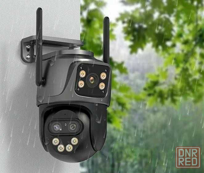 IP WIFI Камера 9МП ТРИ объектива 8х Zoom Видеонаблюдение Уличная Запорожье - изображение 5