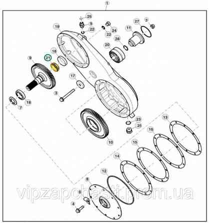 Ось промежуточной шестерни John Deere CE17441 Запорожье