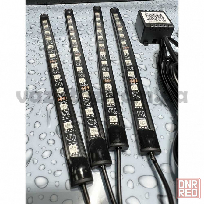 Светодиодная подсветка салона (ног) в авто RGB от USB / прикуривателя Запорожье - изображение 5