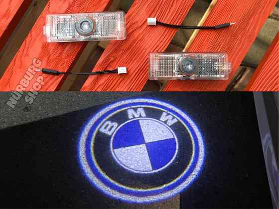 Штатная проекция логотипа в двери BMW Е60 Е70 Е90 Е39 F30 подсветка Запорожье
