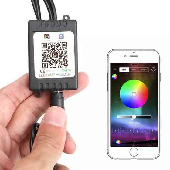 RGB разноцветный холодный неон Подсветка панели, обшивки автомобиля Запорожье