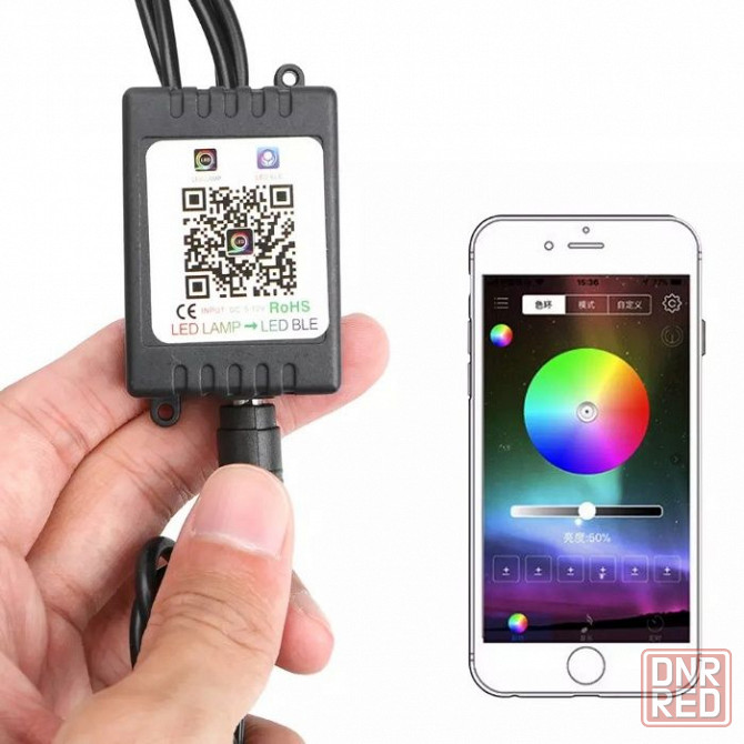 RGB разноцветный холодный неон Подсветка панели, обшивки автомобиля Запорожье - изображение 4