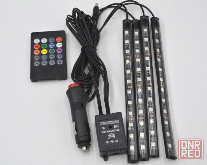 Универсальная автомобильная RGB led подсветка салона Запорожье - изображение 4