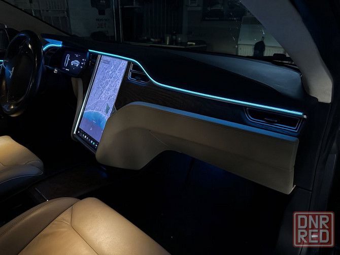 Контурная подсветка салона Tesla Model S 3 X Y Ambient LED RGB Запорожье - изображение 8