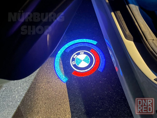 Невыгорающая проекция логотипа в двери подсветка юбилейная BMW Запорожье - изображение 6