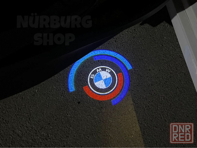 Невыгорающая проекция логотипа в двери подсветка юбилейная BMW Запорожье - изображение 7