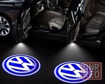 Штатная подсветка дверей с логотипом Vw Passat Touareg (комплект 2-шт) Запорожье - изображение 3