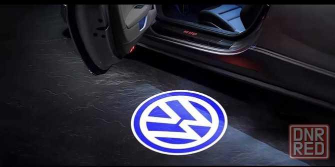 Штатная подсветка дверей с логотипом Vw Passat Touareg (комплект 2-шт) Запорожье - изображение 2