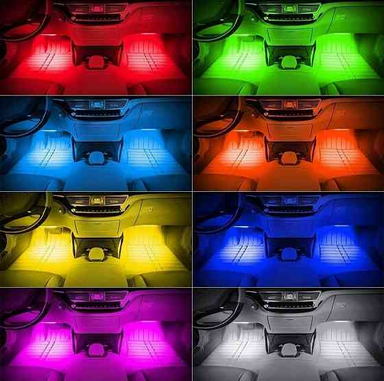 Подсветка салона авто Led RGB 18 smd Запорожье