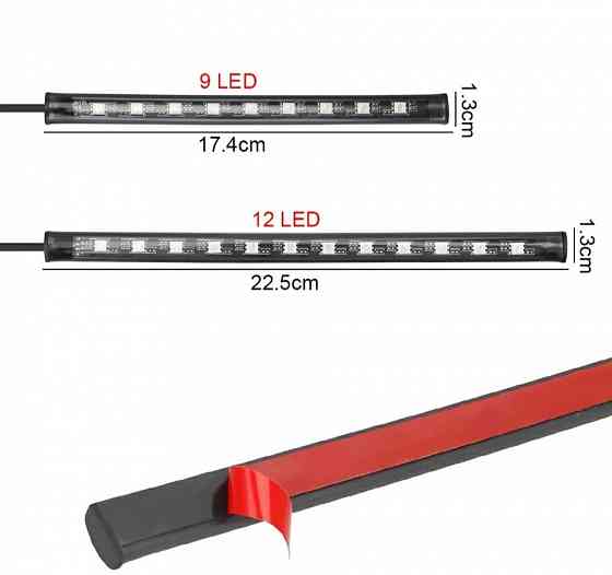 Подсветка салона авто Led RGB 18 smd Запорожье