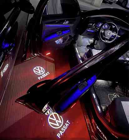 Плафон штатная LED подсветка двери с логотипом VW Volkswagen R-line Запорожье