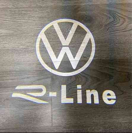 Плафон штатная LED подсветка двери с логотипом VW Volkswagen R-line Запорожье
