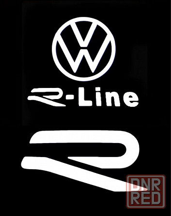 Плафон штатная LED подсветка двери с логотипом VW Volkswagen R-line Запорожье - изображение 2