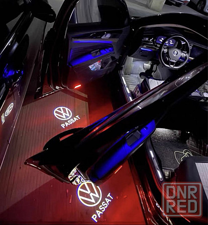 Плафон штатная LED подсветка двери с логотипом VW Volkswagen R-line Запорожье - изображение 4
