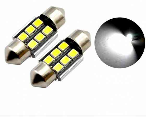Подсветка салона номерного знака цоколь c5w Лед лампы LED Canbus обман Запорожье
