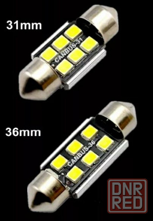 Подсветка салона номерного знака цоколь c5w Лед лампы LED Canbus обман Запорожье - изображение 2