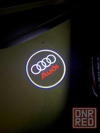 Проекция логотипа в двери Audi (Audi, Без кольца, S line, Audi Sport) Запорожье - изображение 1