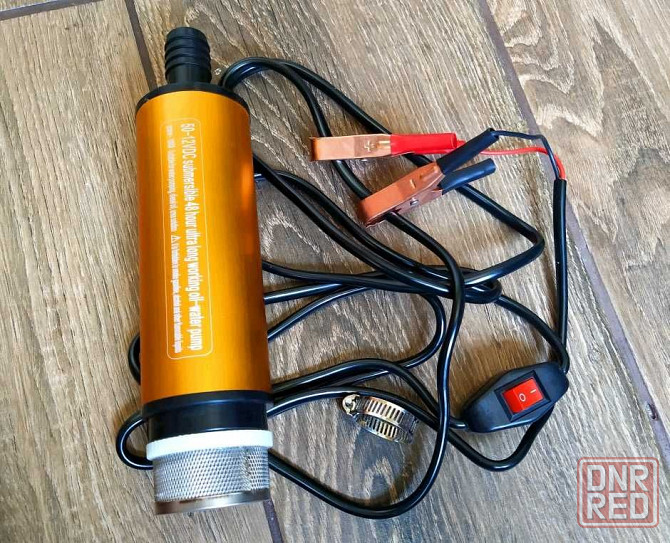 Топливный насос перекачки топлива дизеля воды масла Помпа 12-24V Шланг Запорожье - изображение 6