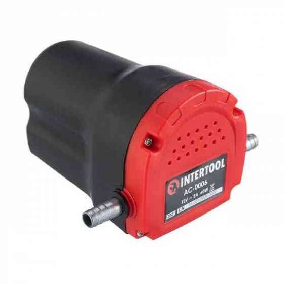 Насос вакуумный 12В для откачки масла и диз. топлива INTERTOOL AC-0006 Запорожье