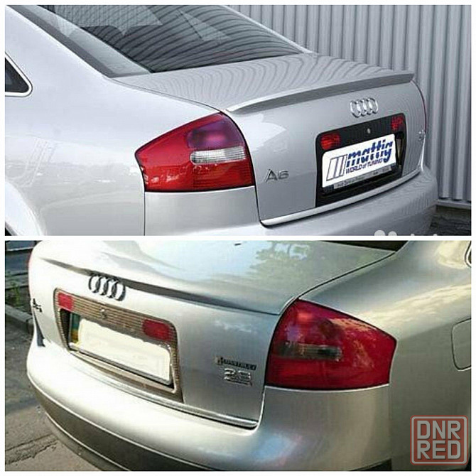 Лип спойлер сабля Audi A6 C5 S-Line RS6 козырек на стекло Ауди А6 С5 Запорожье - изображение 1