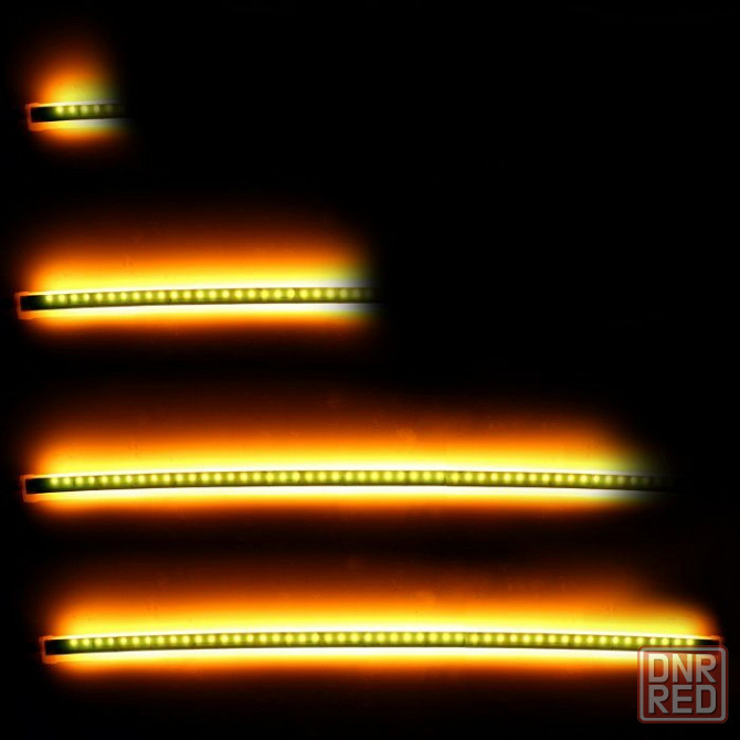 Гибкая светодиодная LED лента для фар автомобиля с бегущим поворотом Запорожье - изображение 3