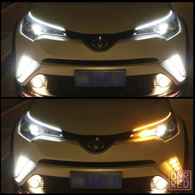 Гибкая светодиодная LED лента для фар автомобиля с бегущим поворотом Запорожье - изображение 2
