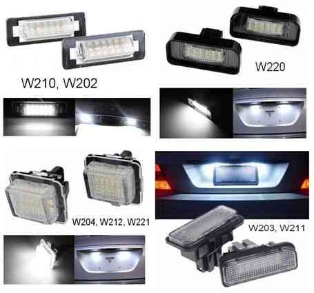 Диодная подсветка номера Mercedes W220 W210 W211 W203 W204 W212 Запорожье