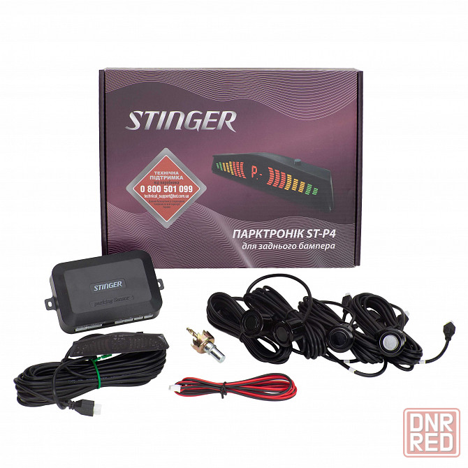Парктроник STINGER ST-P4 black Запорожье - изображение 1