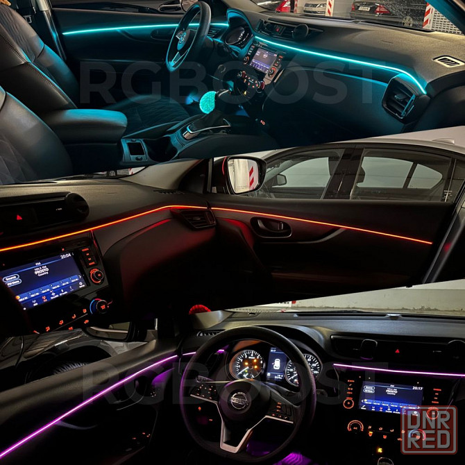 Контурная подсветка салона Ambient Light в авто 6в1/18в1/42в1 RGB LED Запорожье - изображение 8
