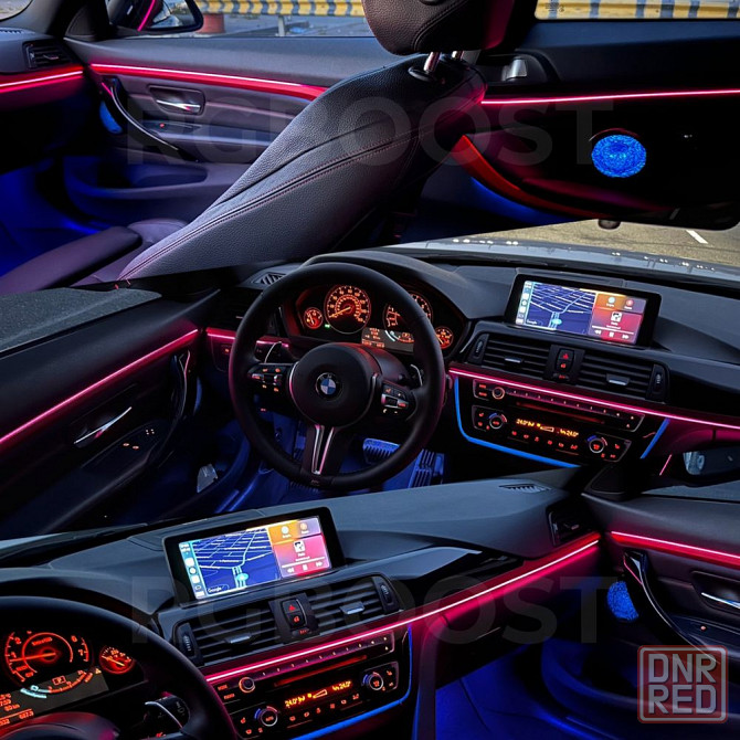 Контурная Ambient подсветка салона авто 6в1/18в1/24в1 RGB Symphony LED Запорожье - изображение 5