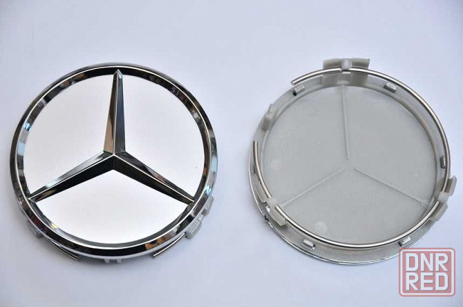 Колпачки/заглушки для дисков 75 mm Mercedes серебро и графит с хромом Запорожье - изображение 4