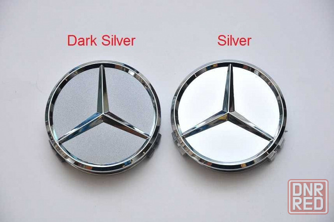 Колпачки/заглушки для дисков 75 mm Mercedes серебро и графит с хромом Запорожье - изображение 2