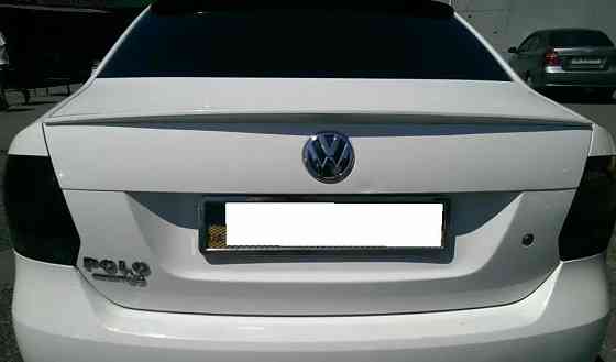 Лип спойлер Volkswagen Polo 2009-2017. Спойлер Фольцваген Поло 5 Белозерка