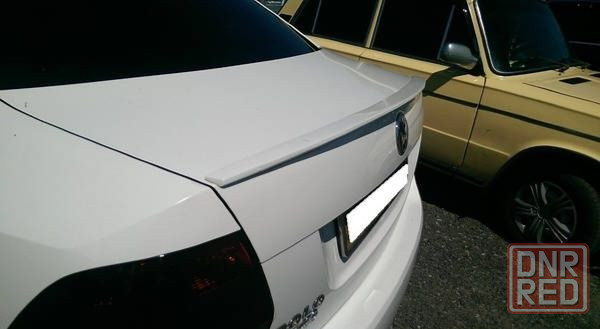 Лип спойлер Volkswagen Polo 2009-2017. Спойлер Фольцваген Поло 5 Белозерка - изображение 1